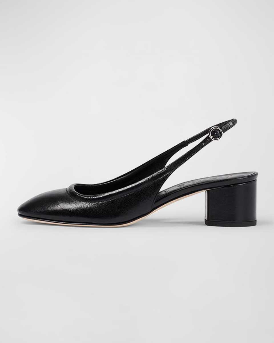 Romy Leather Slingback Pumps